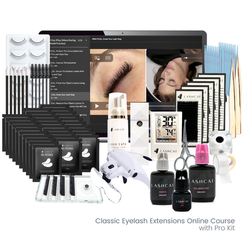 Classic Eyelash Extensions Online Course